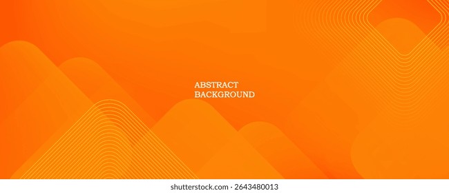 Orange abstract background with square shapes. Geometric design elements. Dynamic shapes. Modern concept. Suit for brochure, flyer, banner, corporate, cover, website, poster. Vector illustration