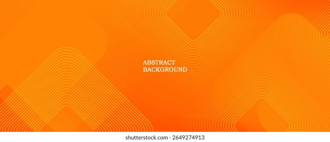 Orange abstract background with square shapes. Geometric design elements. Dynamic shapes. Modern concept. Suit for brochure, flyer, banner, corporate, cover, website, poster. Vector illustration