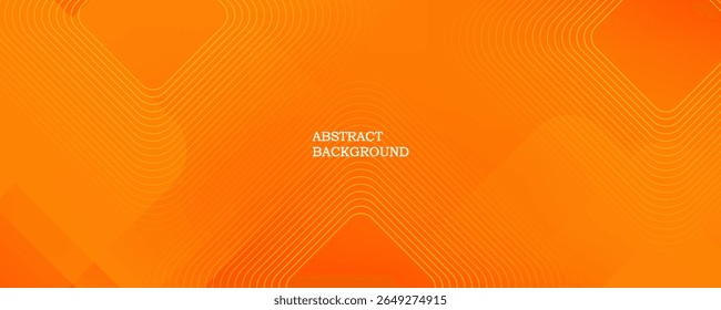 Orange abstract background with square shapes. Geometric design elements. Dynamic shapes. Modern concept. Suit for brochure, flyer, banner, corporate, cover, website, poster. Vector illustration