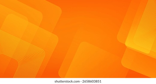 Fondo abstracto naranja con Formas cuadradas. Elementos de diseño geométricos. Formas dinámicas. Concepto moderno. Traje para el folleto, volante, Anuncio, corporativo, cubierta, Sitio web, cartel. Ilustración vectorial
