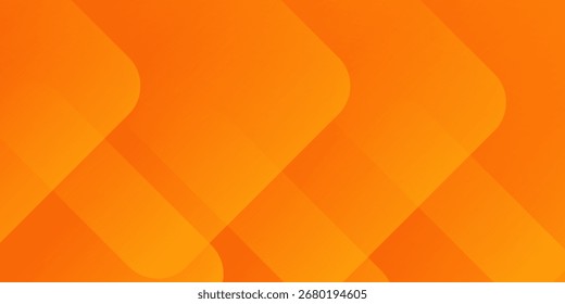 Orange abstract background with square shapes. Geometric design elements. Dynamic shapes. Modern concept. eps10