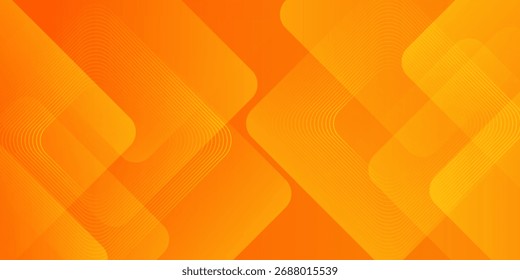 Fundo abstrato laranja com formas quadradas. Elementos de design geométrico. Formas dinâmicas. Conceito moderno. Terno para brochura, folheto, banner, corporativo, capa, site, cartaz. Ilustração vetorial