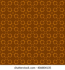 Orange abstract background, striped textured geometric seamless pattern