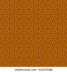 Orange abstract background, striped textured geometric seamless pattern
