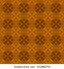 Orange abstract background, striped textured geometric seamless pattern