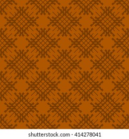 Orange abstract background, striped textured geometric seamless pattern