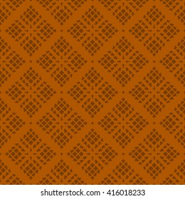 Orange abstract background, striped textured geometric seamless pattern