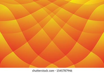 Orange Abstract background template, cover design, banner, business flyer, gradient texture, wave vector illustration
