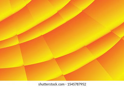 Orange Abstract background template, cover design, banner, business flyer, gradient texture, wave vector illustration
