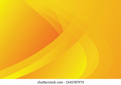 Orange Abstract background template, cover design, banner, business flyer, gradient texture, wave vector illustration
