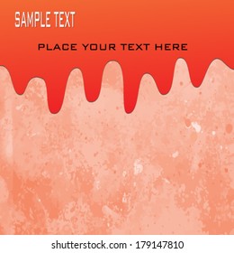 Orange abstract background texture - Vector illustration