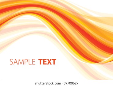 Orange abstract background. Vector