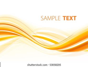 Orange abstract background. Vector