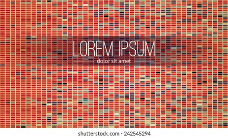 Orange abstract background. Vector design. EPS 10. 16: 9 format.