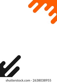 orange abstract background vector design