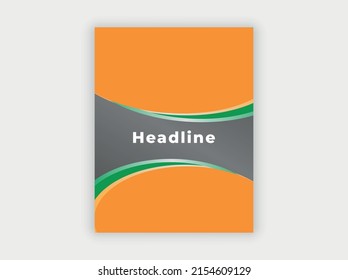 Orange abstract background. Vector graphics.