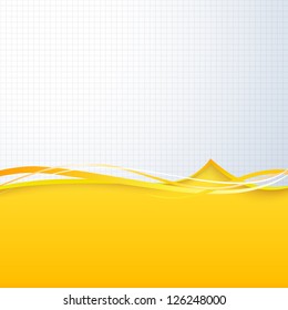 Orange abstract background. Vector illustration, eps 10, contains transparencies.