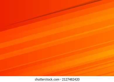 Orange abstract background vector illustration, modern stripes wallpaper 