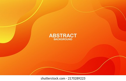 Orange abstract background. Vector illustration