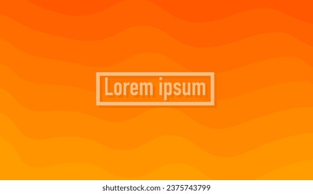 Orange abstract background, vector illustration.