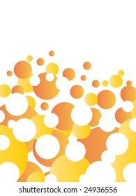 Orange abstract background, vector illustration