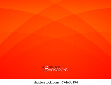 Orange abstract background vector illustration, cover template layout, business flyer