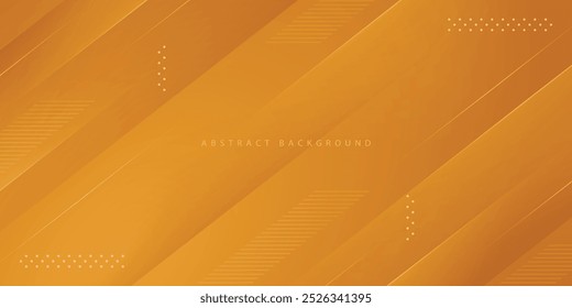 orange abstract background with vector lines and modern diagonal shading