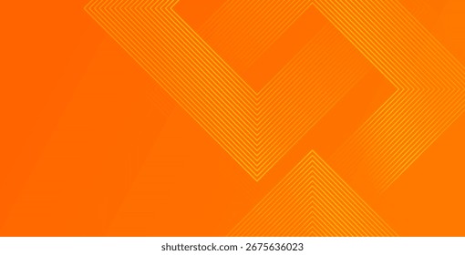 Fondo abstracto anaranjado con líneas geométricas degradadas vibrantes. Diseño moderno mínimo, perfecto para Anuncios, carteles, Sitios web, folletos, cubiertas, volantes y proyectos corporativos.