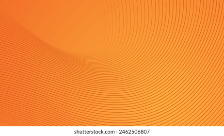 orange abstract background wallpaper with curve line for backdrop or presentation