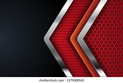 Orange abstract backgrund vector, modern corporate concept with texture effect.