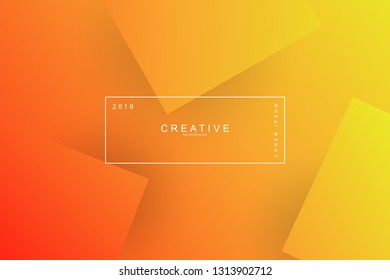 ORANGE, Abstract cool background. Square shape, wavy, dynamic background, gradient color, flowing shapes. Blur banner design,. Usable for landing page. Trendy and modern background color.