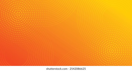 Orange abstract curve wave clean light gradient background. background modern