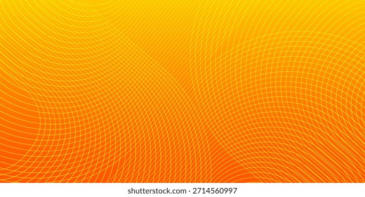 Fondo geométrico, cuadrado, Fondo de pantalla, moderno agradable de la luz limpia del gradiente de la onda abstracta anaranjada