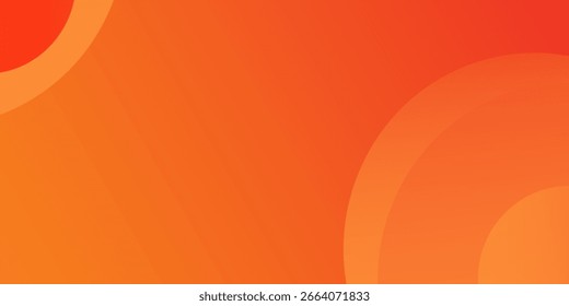Fundo geométrico das curvas abstratas laranja. Adequado para o design da apresentação.
