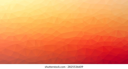 orange abstract geometric rumpled triangular low poly style vector illustration graphic background