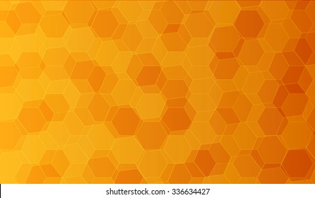 orange abstract geometric rumpled