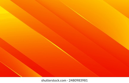 Orange abstract geometric shapes background. Vector illustration