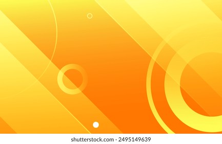 Fondo de Formas geométricas abstractas de color naranja. Ilustración vectorial