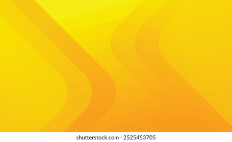 Orange abstract geometric shapes composition background. cool background design for flyer, brochure, cover. yellow abstract gradient shapes. vector illustration