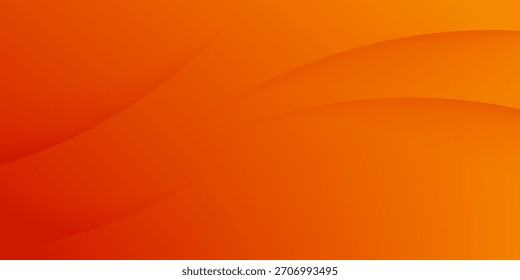 Abstrakter orangefarbener Farbverlauf-Hintergrund. moderne Welle für Bannervorlage, modernes trendiges Design in Vektorgrafik