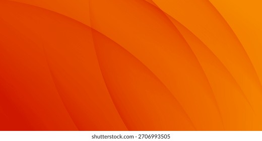 Orange abstract gradient backgound. modern wave for banner template, modern creative trendy design