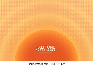fondo de semitono abstracto naranja para diseños de moda