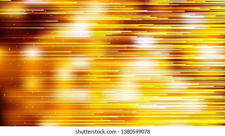 Orange Abstract Horizontal Lines Background Vector Graphic