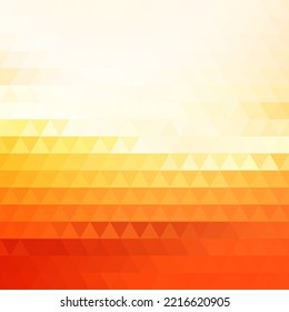 Orange abstract illustration. Geometric background. Eps 10.