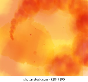 Orange abstract light background vector