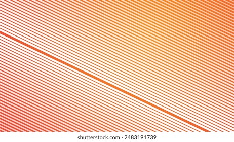 Orangefarbener abstrakter Linienhintergrund für Hintergrund oder Bildschirmhintergrund