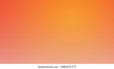 Orange abstract line background for backdrop or wallpaper