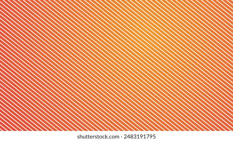 Orange abstract line background for backdrop or wallpaper