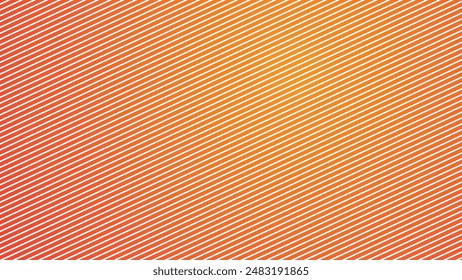 Orange abstract line background for backdrop or wallpaper