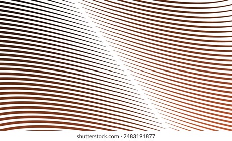 Orange abstract line background for backdrop or wallpaper